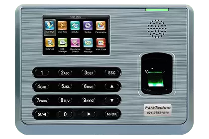 دستگاه حضور و غیاب F400 فراتکنو