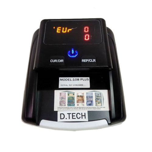 دستگاه تشخیص اسکناس D.TECH 108 Plus